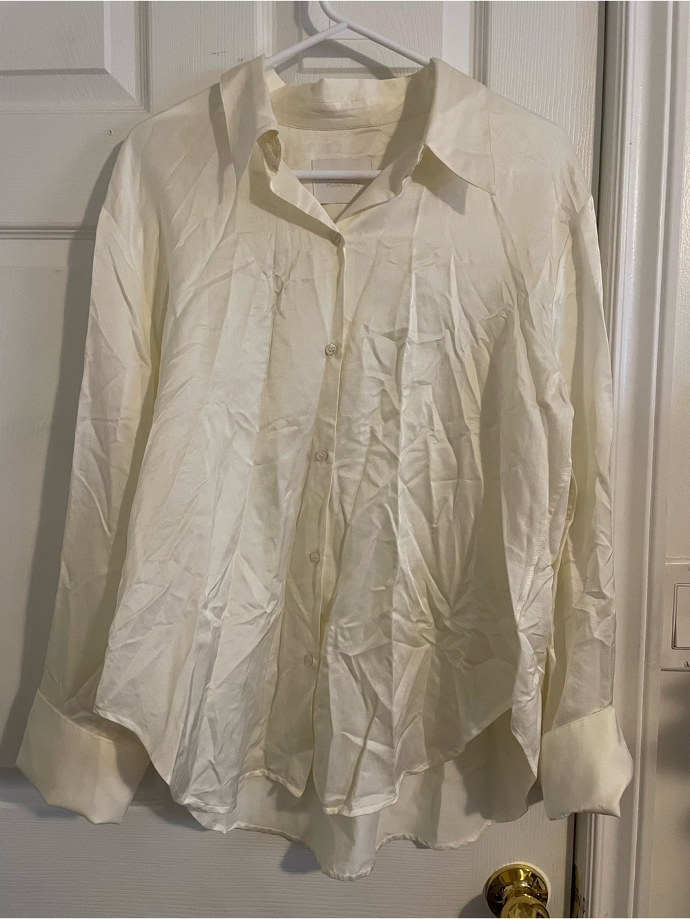 Citizens Of Humanity Cream Button-Down Shirt